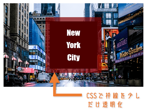 CSSで枠線（border）を透明・半透明にするには？透明化できない原因と 