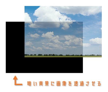 編集ソフトを使わずにcssで画像を暗くするテクニック 向壁虚造